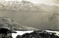 1943: Ian Beaton, Dutch Harbor. This is a photo that was stamped "Restricted" by the Army Censors.