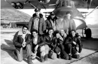 1944: Ken Claypool and Crew, Dutch Harbor, fall of 1944.  [Ken Claypool]